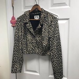 Leopard 🐆 Print Blouse jacket